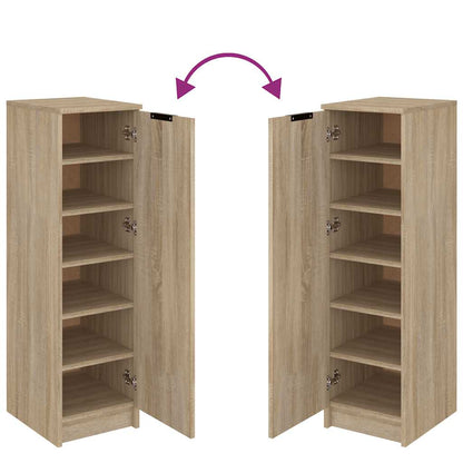Shoe Cabinet Sonoma Oak 11.8"x13.8"x39.4" Engineered Wood