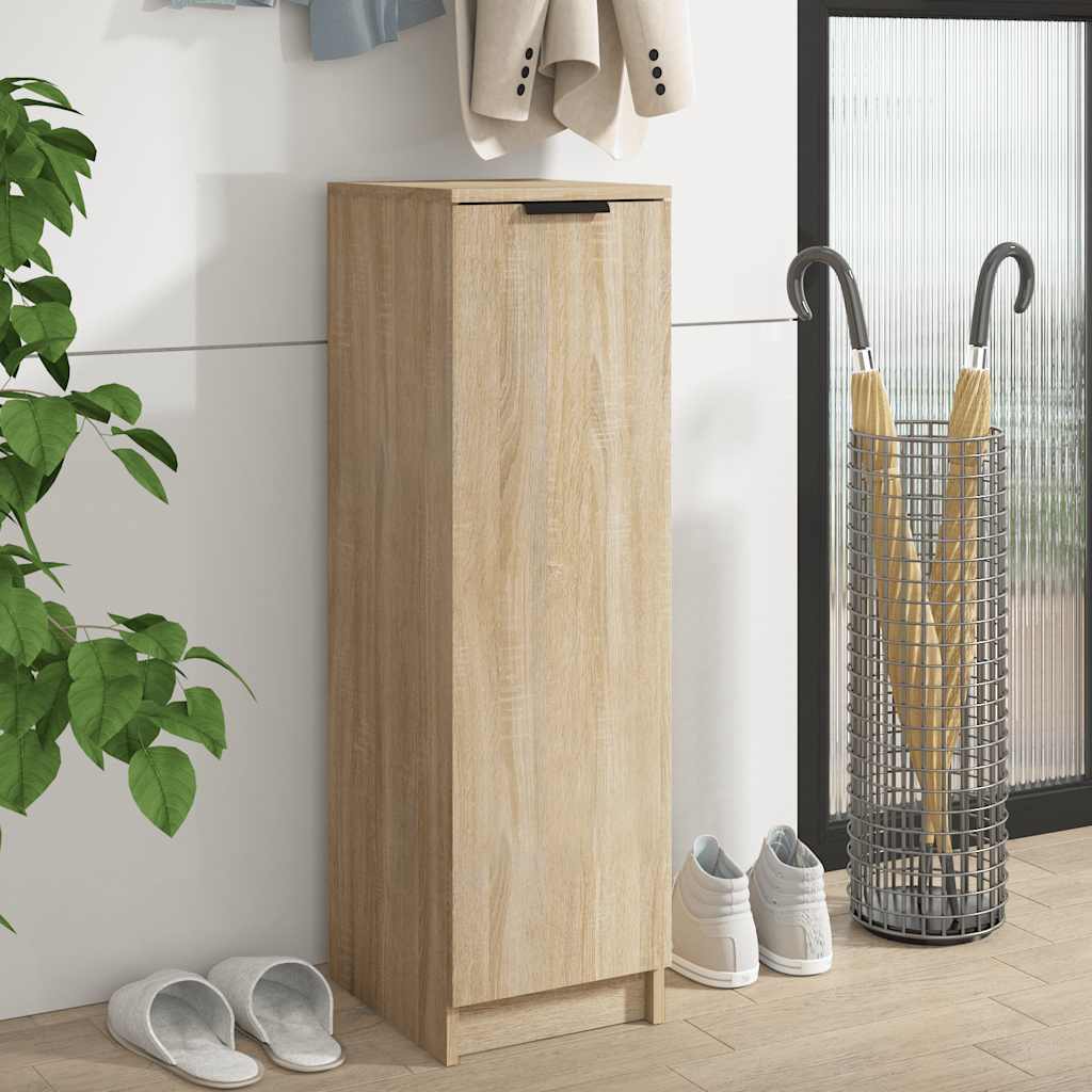 Shoe Cabinet Sonoma Oak 11.8"x13.8"x39.4" Engineered Wood