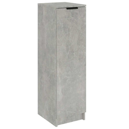 Shoe Cabinet Concrete Gray 11.8"x13.8"x39.4" Engineered Wood