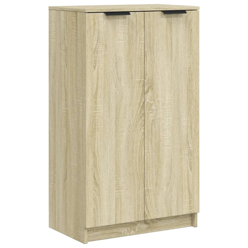 Shoe Cabinet Sonoma Oak 23.2x13.8x39.6" Engineered Wood