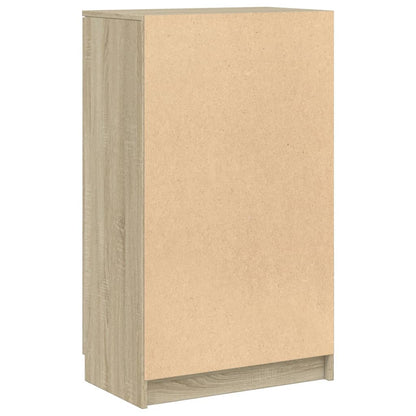Shoe Cabinet Sonoma Oak 23.2x13.8x39.6" Engineered Wood