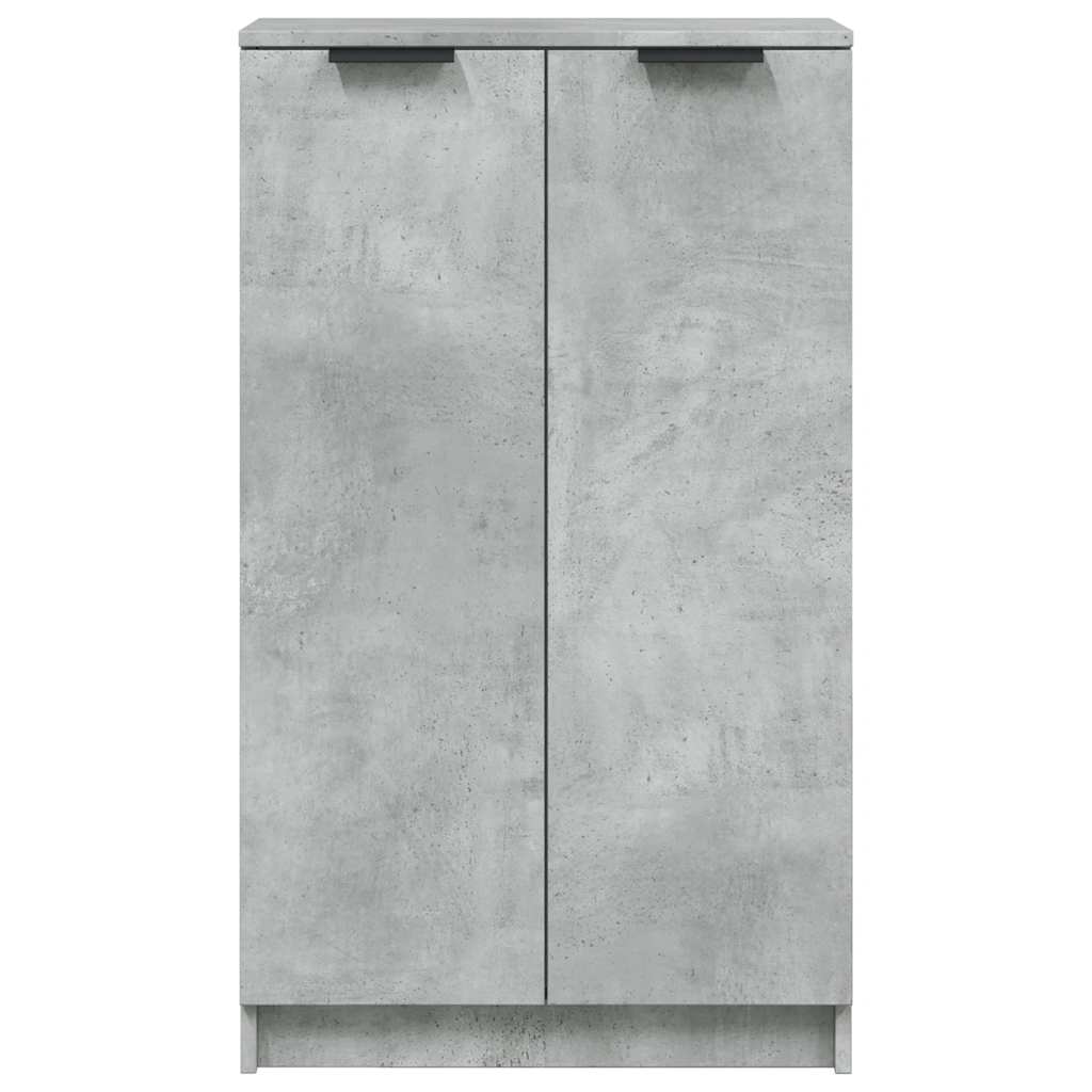 Shoe Cabinet Concrete Grey 23.2x13.8x39.6" Engineered Wood