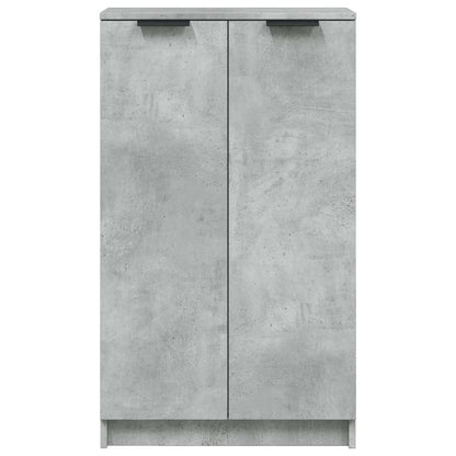 Shoe Cabinet Concrete Grey 23.2x13.8x39.6" Engineered Wood