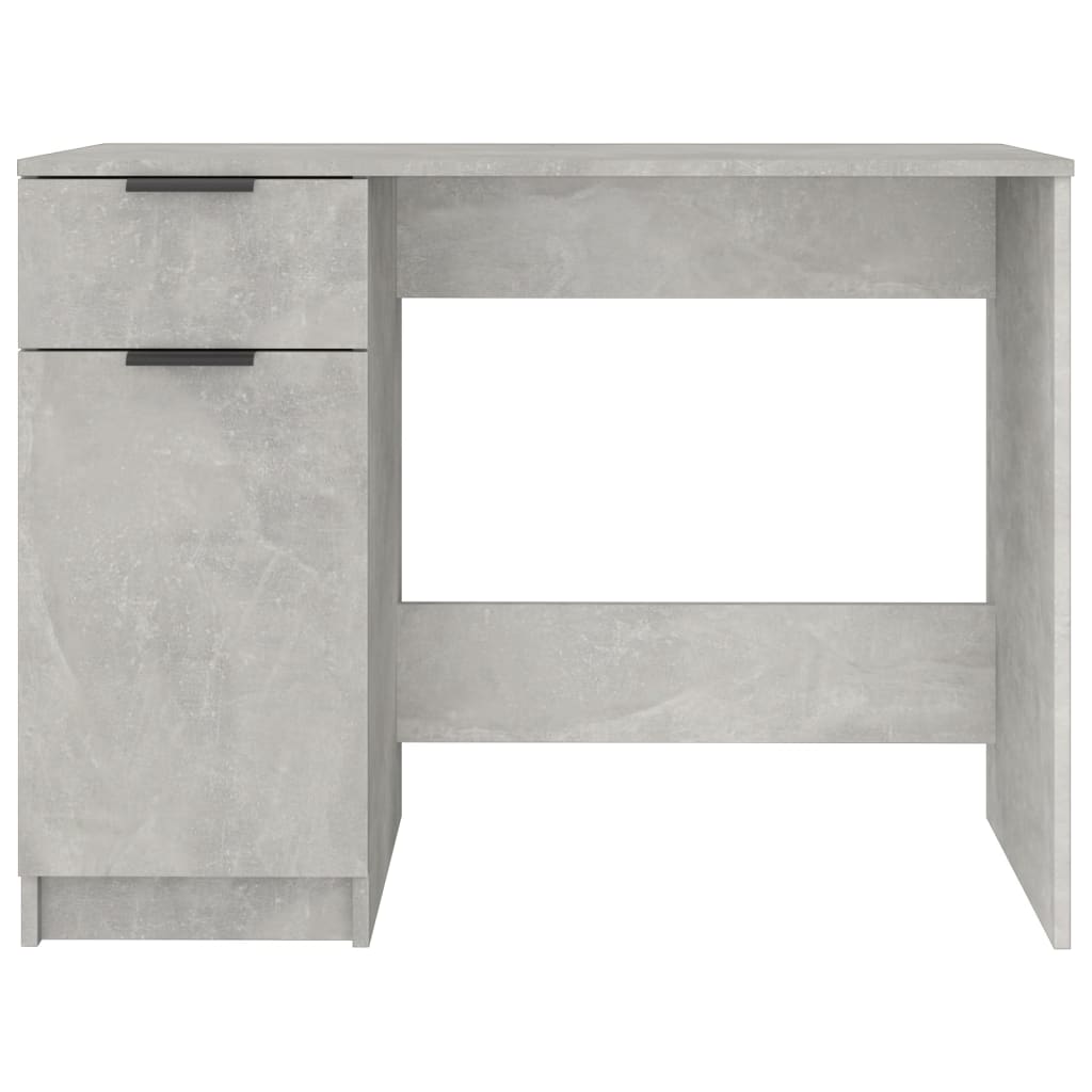 Desk Concrete Gray 39.4"x19.7"x29.5" Engineered Wood