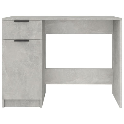 Desk Concrete Gray 39.4"x19.7"x29.5" Engineered Wood