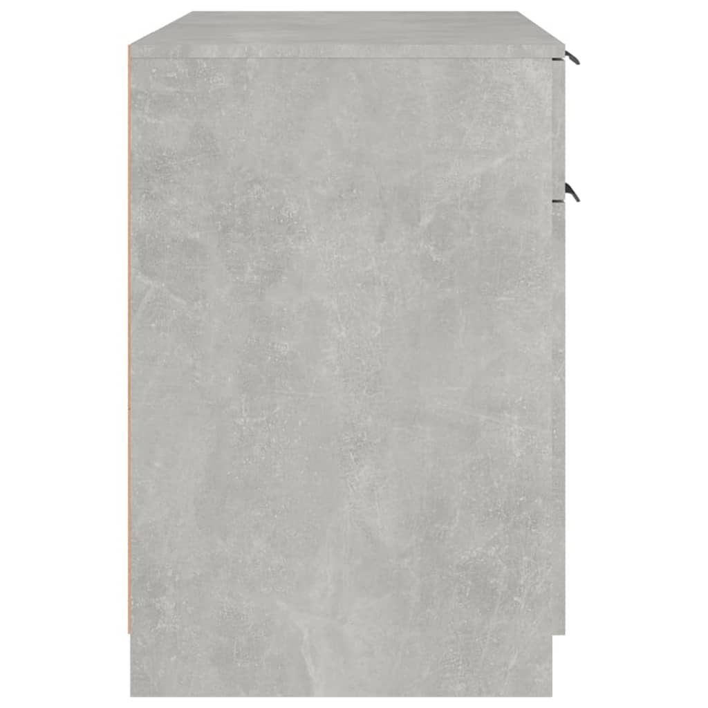 Desk Concrete Gray 39.4"x19.7"x29.5" Engineered Wood