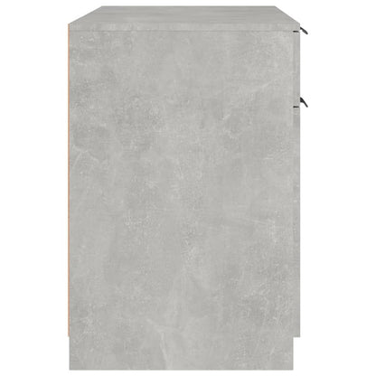 Desk Concrete Gray 39.4"x19.7"x29.5" Engineered Wood