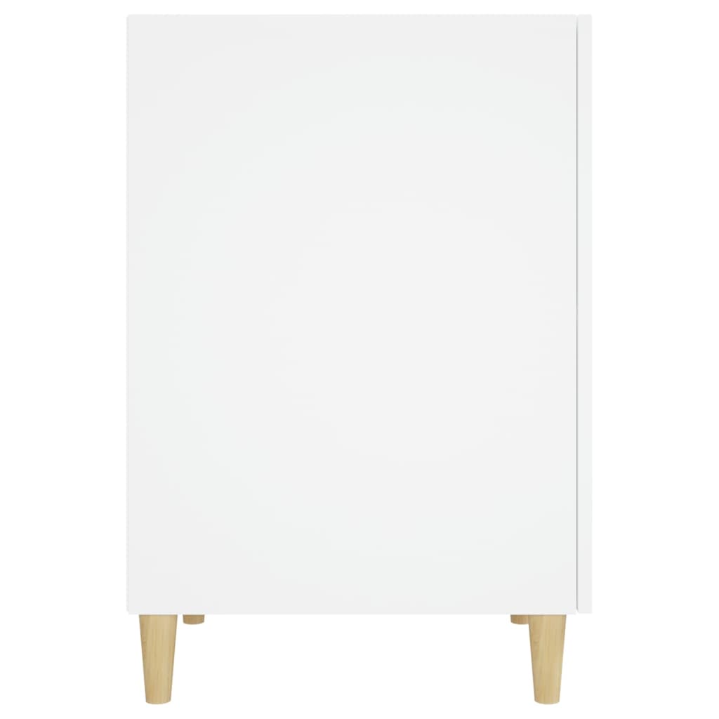 Desk White 55.1x19.7x29.5" Engineered Wood