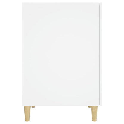 Desk White 55.1x19.7x29.5" Engineered Wood