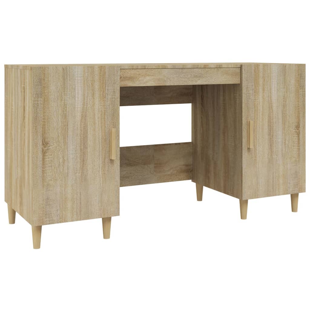 Desk Sonoma Oak 55.1x19.7x29.5" Engineered Wood