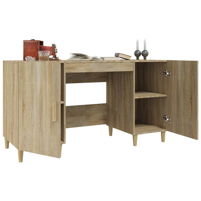 Desk Sonoma Oak 55.1x19.7x29.5" Engineered Wood