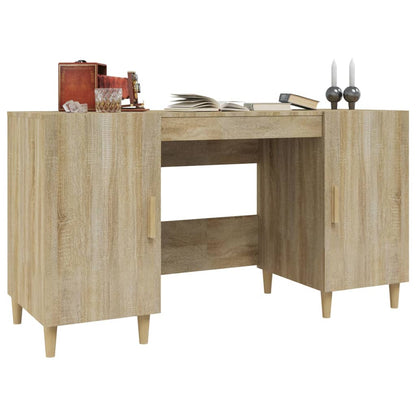 Desk Sonoma Oak 55.1x19.7x29.5" Engineered Wood
