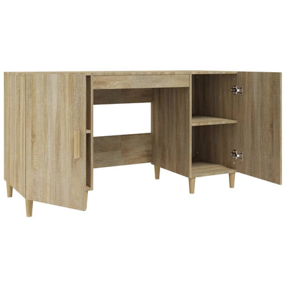 Desk Sonoma Oak 55.1x19.7x29.5" Engineered Wood