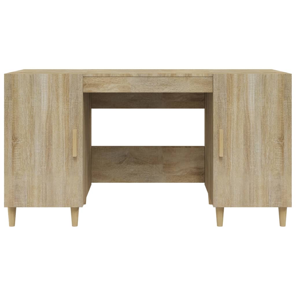 Desk Sonoma Oak 55.1x19.7x29.5" Engineered Wood