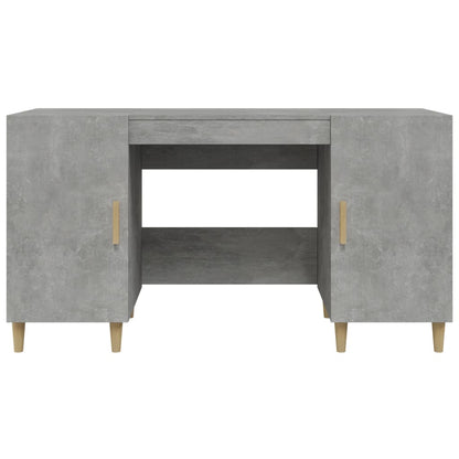 Desk Concrete Grey 55.1x19.7x29.5" Engineered Wood
