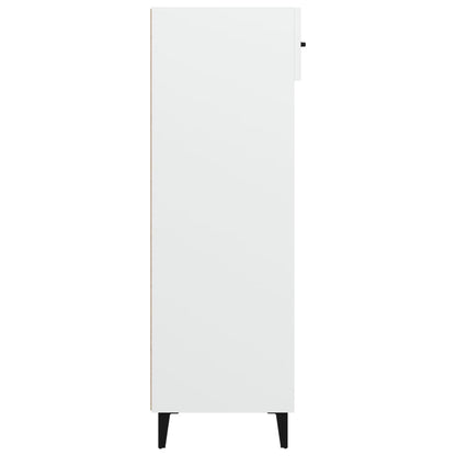 Shoe Cabinet White 23.6x13.8x41.3" Engineered Wood