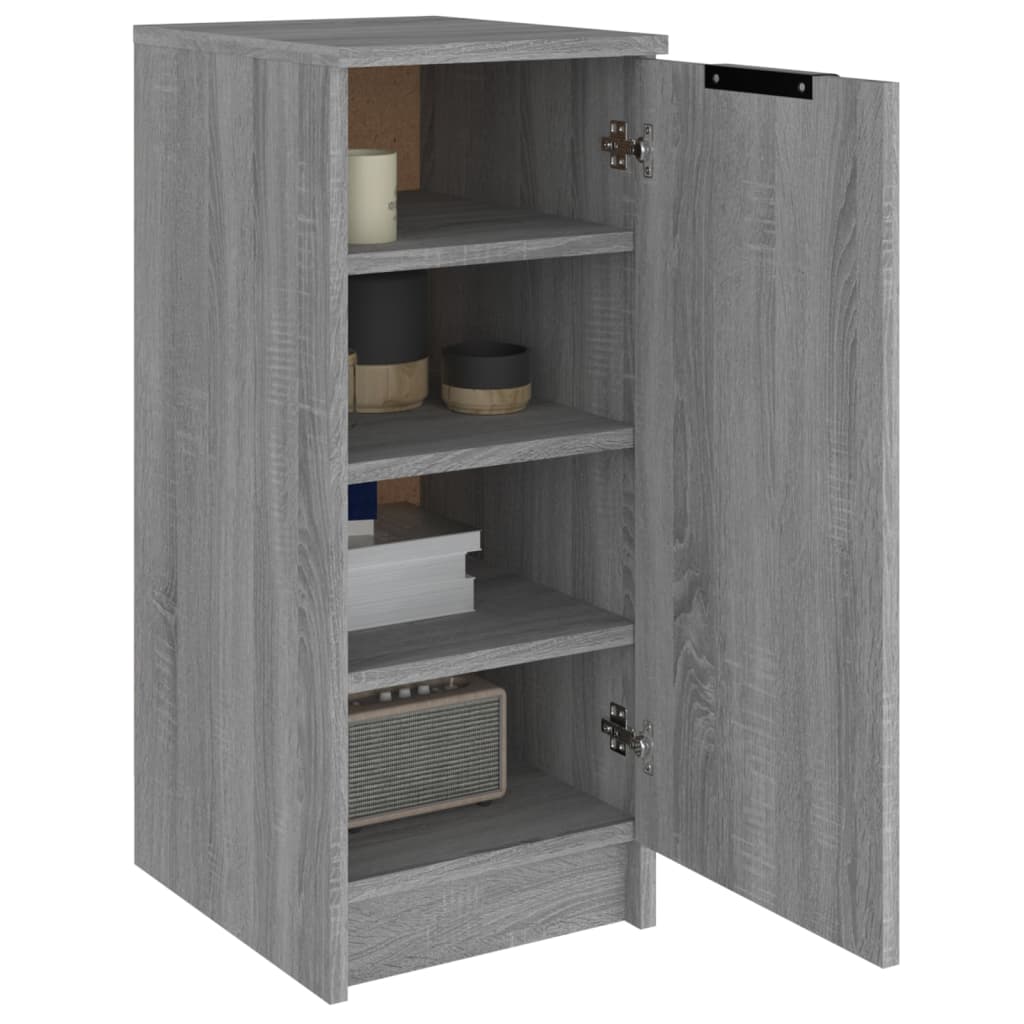 Shoe Cabinet Grey Sonoma 11.8x13.8x27.6" Engineered Wood