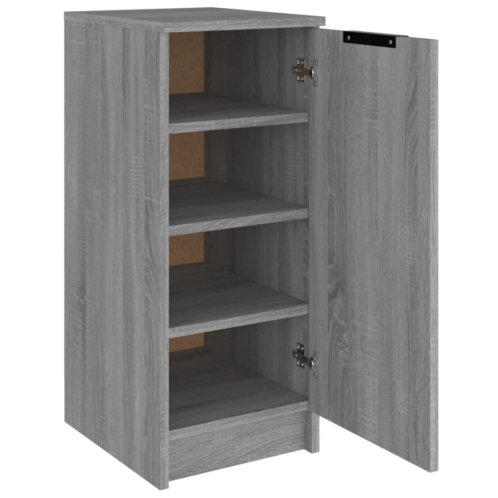 Shoe Cabinet Grey Sonoma 11.8x13.8x27.6" Engineered Wood