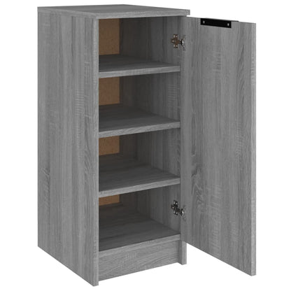 Shoe Cabinet Grey Sonoma 11.8x13.8x27.6" Engineered Wood