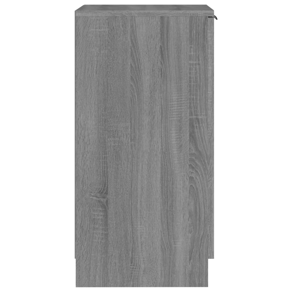 Shoe Cabinet Grey Sonoma 11.8x13.8x27.6" Engineered Wood