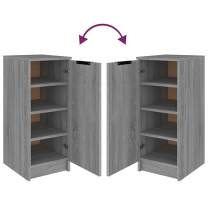Shoe Cabinet Grey Sonoma 11.8x13.8x27.6" Engineered Wood