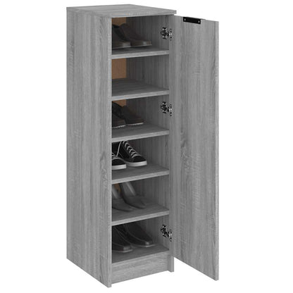 Shoe Cabinet Gray Sonoma 11.8"x13.8"x39.4" Engineered Wood