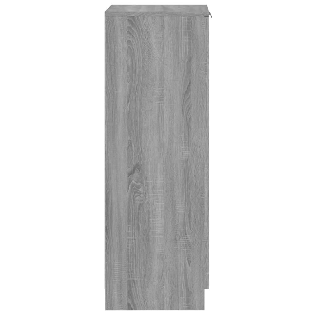 Shoe Cabinet Gray Sonoma 11.8"x13.8"x39.4" Engineered Wood