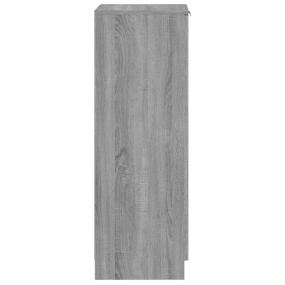 Shoe Cabinet Gray Sonoma 11.8"x13.8"x39.4" Engineered Wood