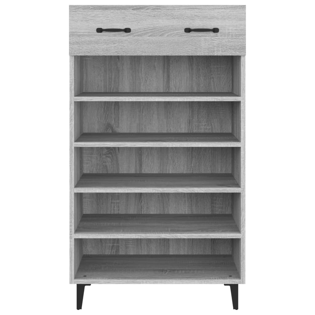 Shoe Cabinet Grey Sonoma 23.6x13.8x41.3" Engineered Wood