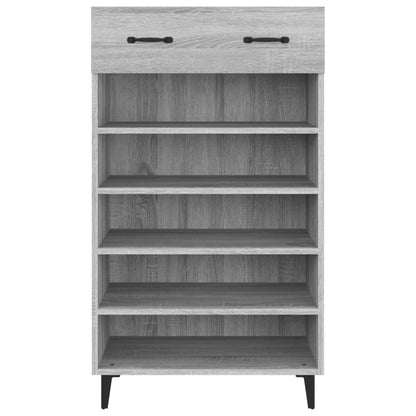 Shoe Cabinet Grey Sonoma 23.6x13.8x41.3" Engineered Wood