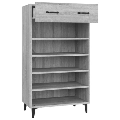 Shoe Cabinet Grey Sonoma 23.6x13.8x41.3" Engineered Wood