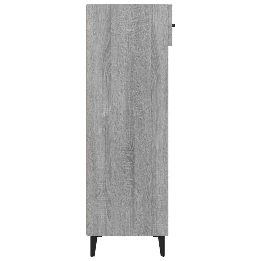 Shoe Cabinet Grey Sonoma 23.6x13.8x41.3" Engineered Wood