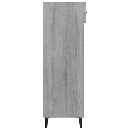 Shoe Cabinet Grey Sonoma 23.6x13.8x41.3" Engineered Wood