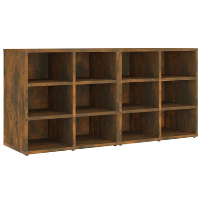Shoe Cabinets 2 pcs Smoked Oak 20.7"x11.8"x19.7