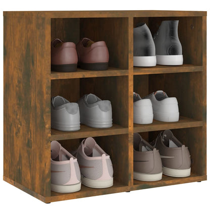 Shoe Cabinets 2 pcs Smoked Oak 20.7"x11.8"x19.7
