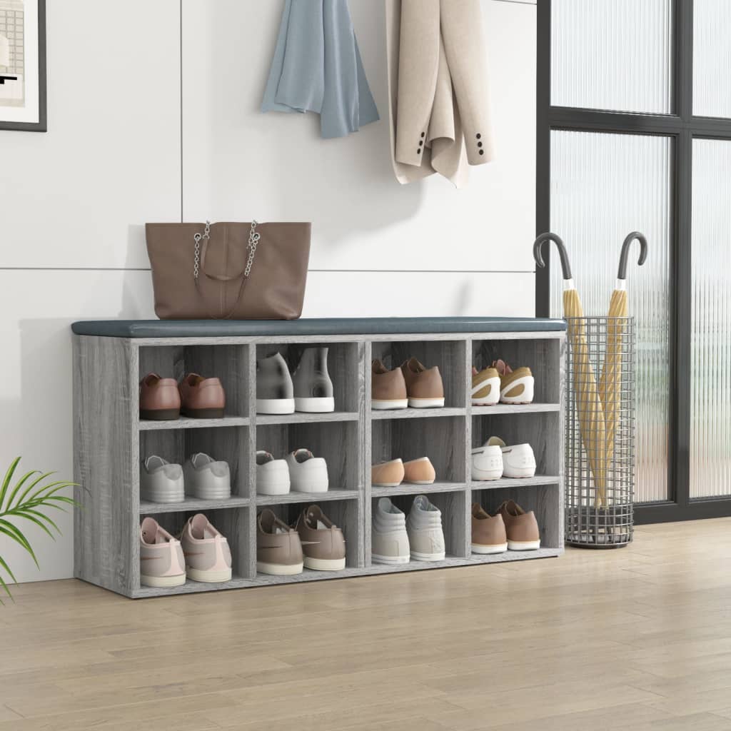 Shoe Cabinets 2 pcs Gray Sonoma 20.7"x11.8"x19.7