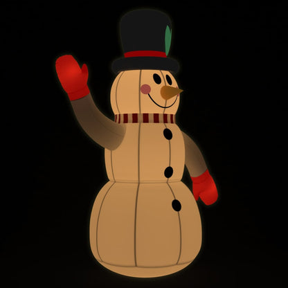 Inflatable Snowman Multicolor