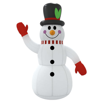 Inflatable Snowman Multicolor