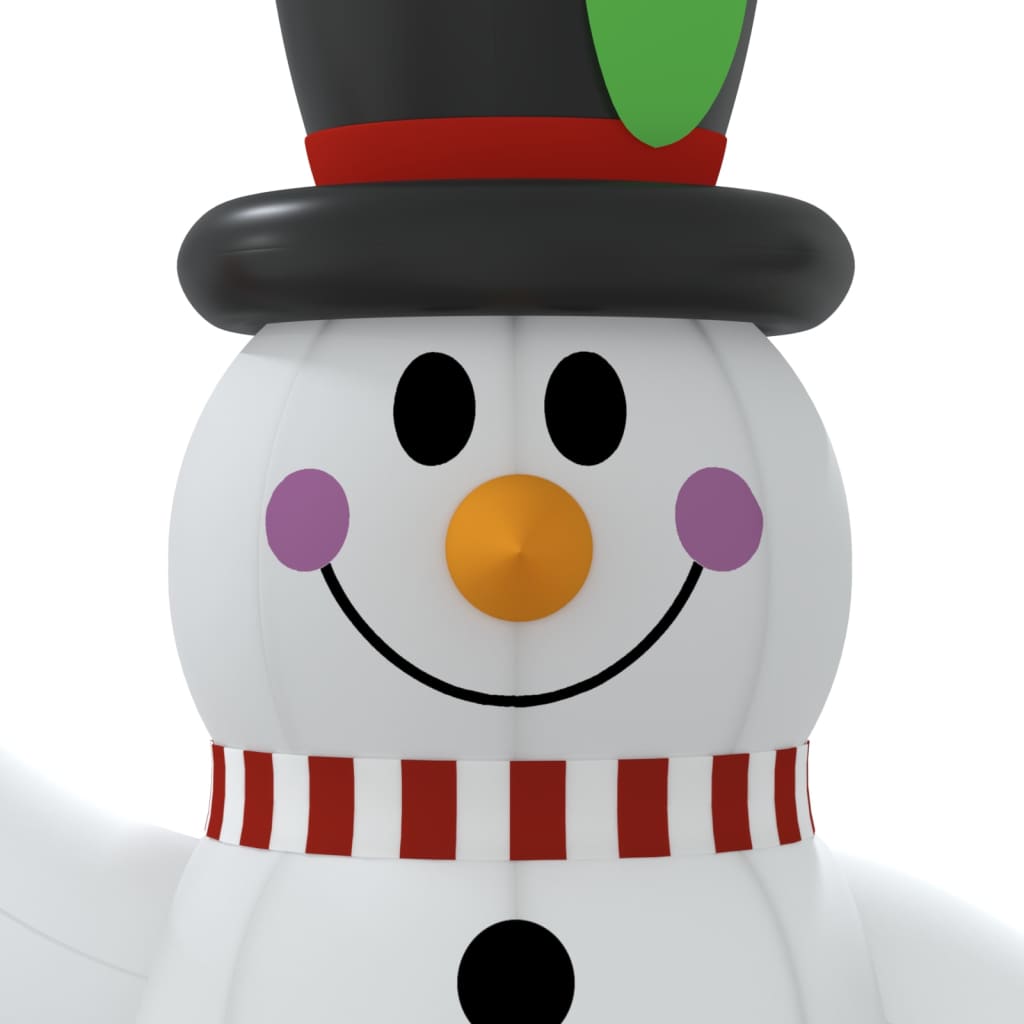 Inflatable Snowman Multicolor