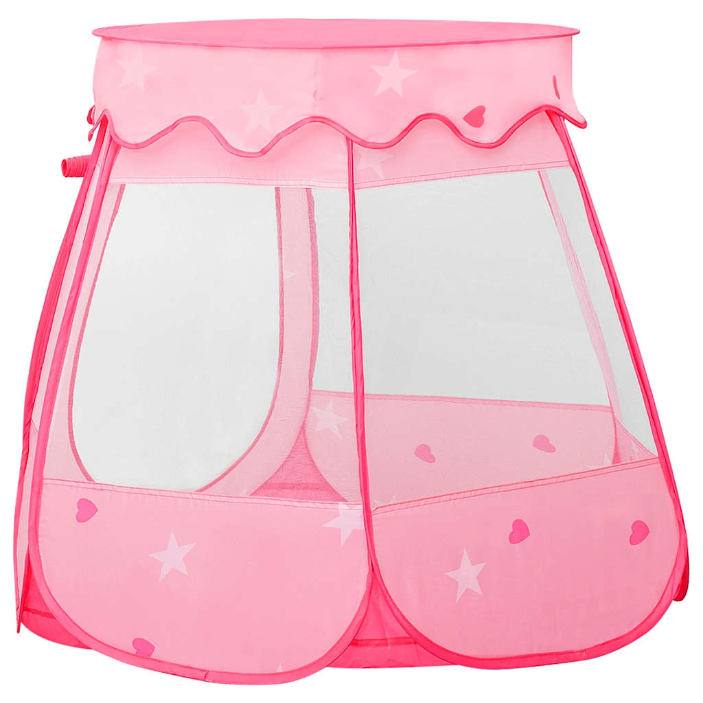 Play Tent Pink Polyester, Steel 40.2 x 40.2 x 32.3 in Collapsible