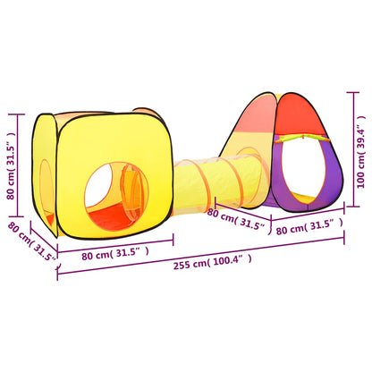 Play Tent Multicolor Polyester, steel Large Collapsible