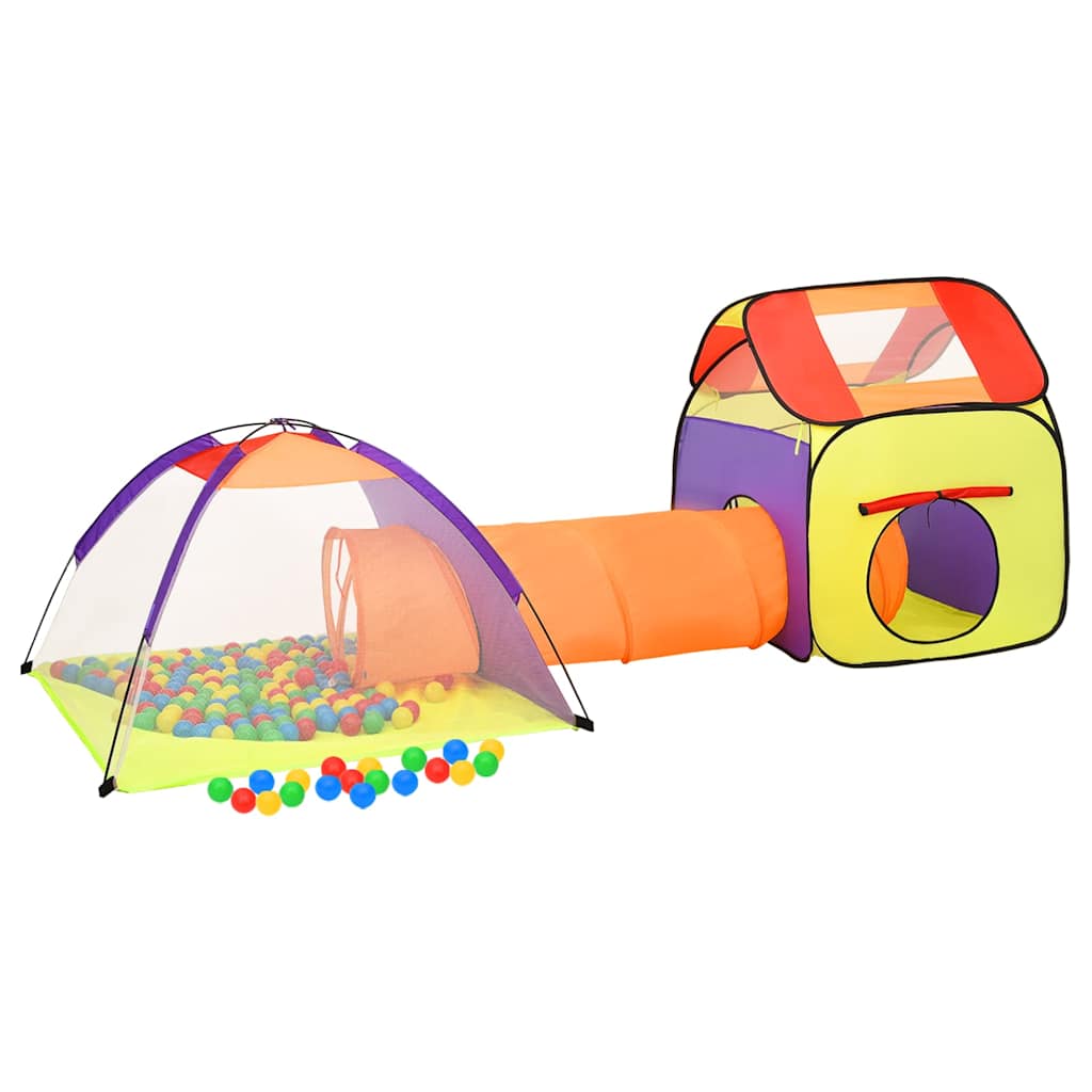 Play Tent Multicolor Polyester Large Collapsible Kids Tent