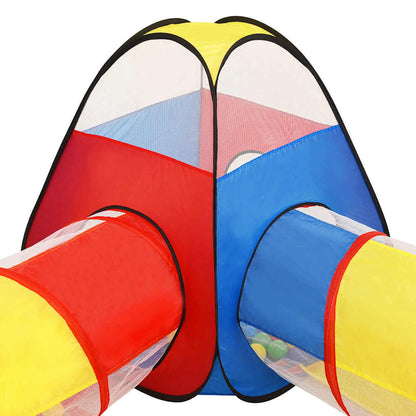 Play Tent Multicolored Polyester, steel Large Collapsible