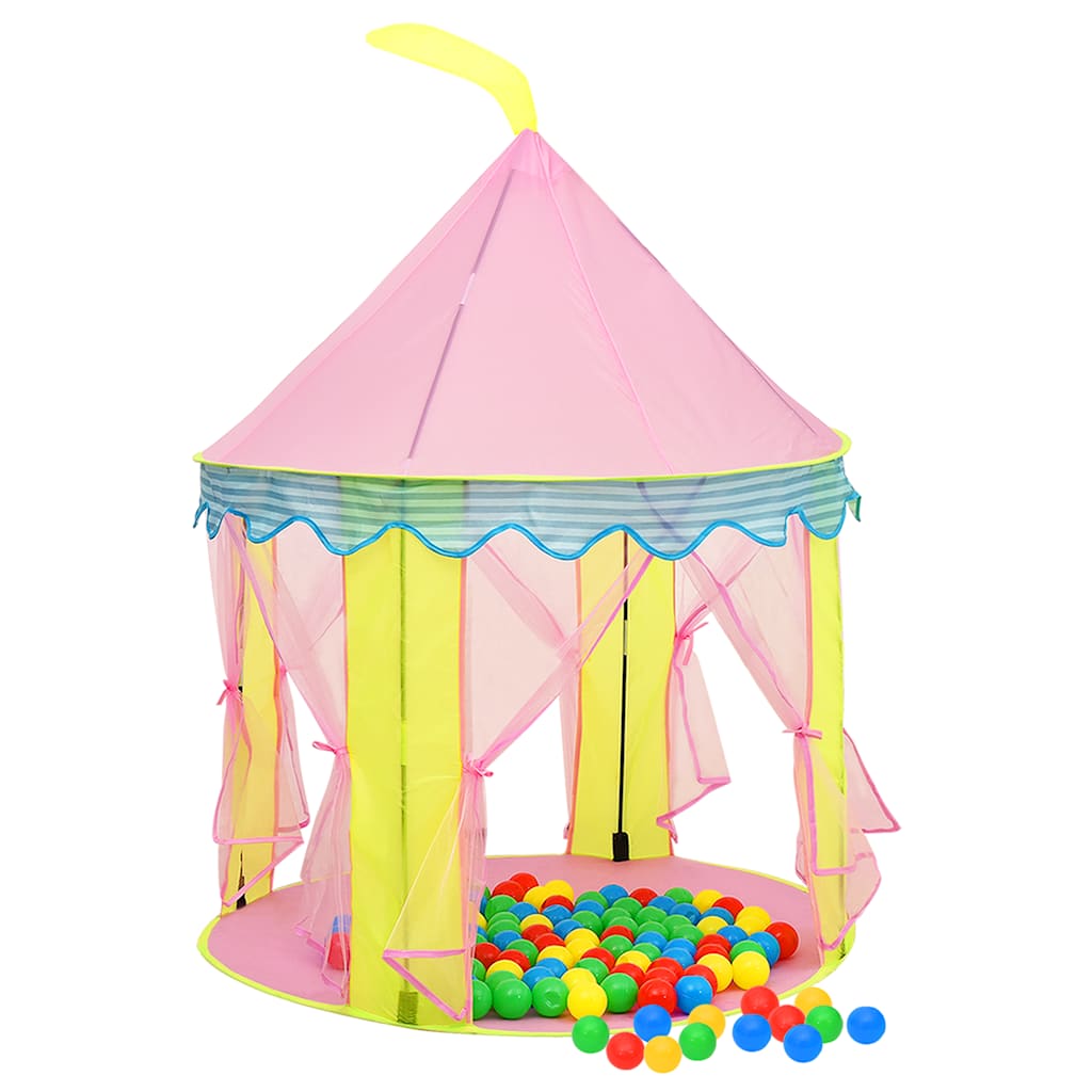 Play Tent Pink 170T polyester 39.4 x 39.4 x 50.0 in Portable