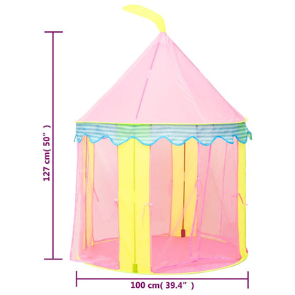 Play Tent Pink 170T polyester 39.4 x 39.4 x 50.0 in Portable