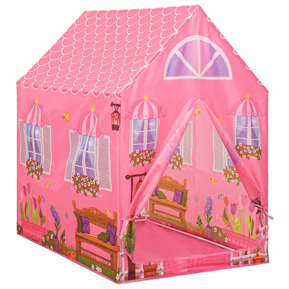 Play Tent Pink 170T polyester, PVC 27.2 x 37.0 x 40.9 in