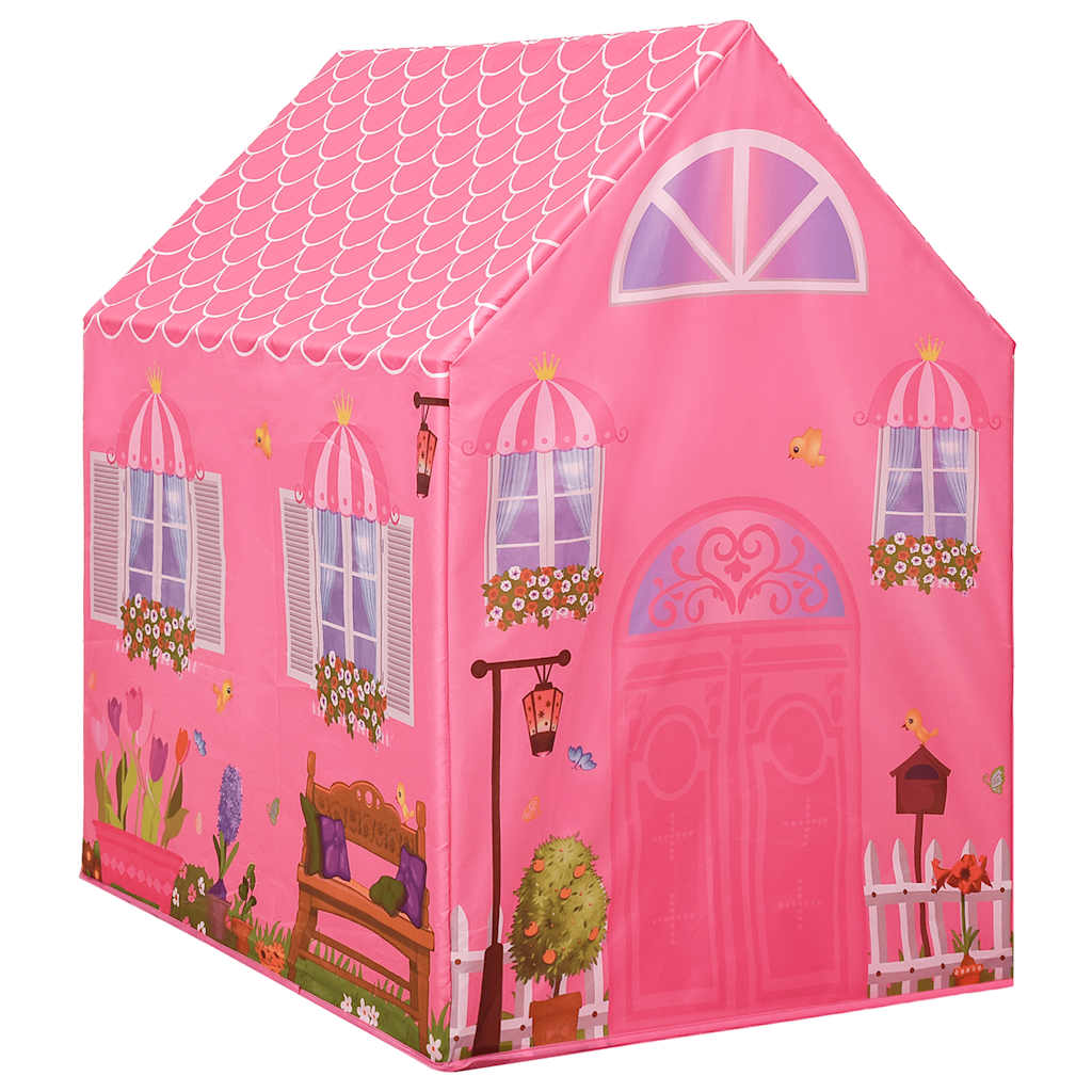 Play Tent Pink 170T polyester, PVC 27.2 x 37.0 x 40.9 in