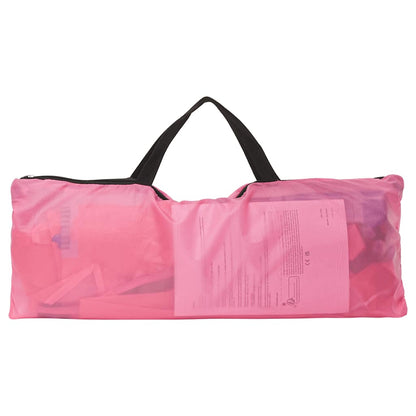 Play Tent Pink 170T polyester, PVC 27.2 x 37.0 x 40.9 in
