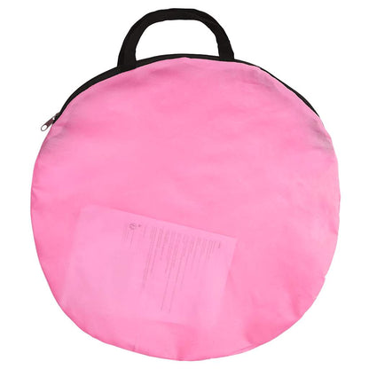 Play Tent Pink 170T Polyester, Steel 27.6 x 44.1 x 27.6 in
