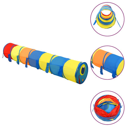 Play Tunnel Multicolored 170T polyester, steel Large Foldable